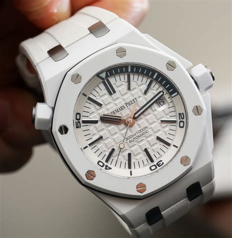 audemars piguet ceramic white|Audemars Piguet ceramic chronograph.